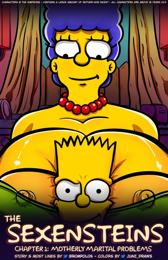 Brompolos  Juni Draws - The Sexensteins (Simpsons) Porn Comics